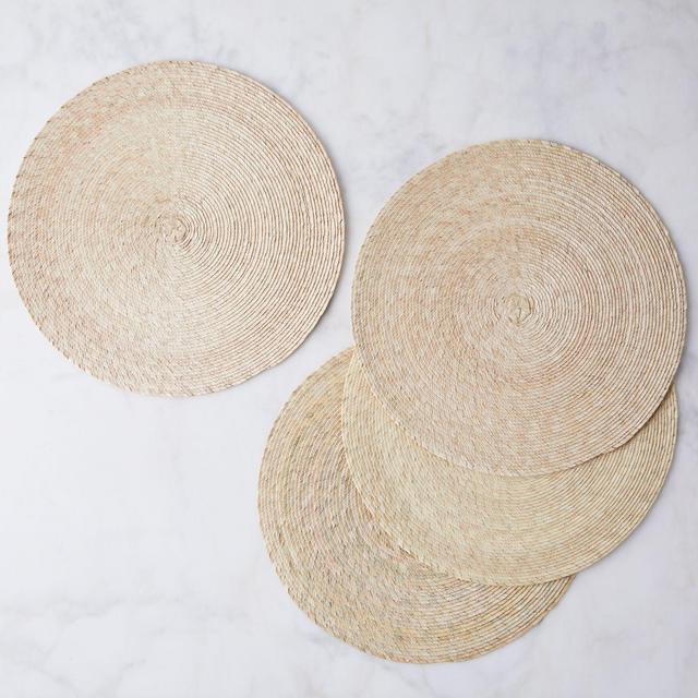 Handwoven Palm Placemats