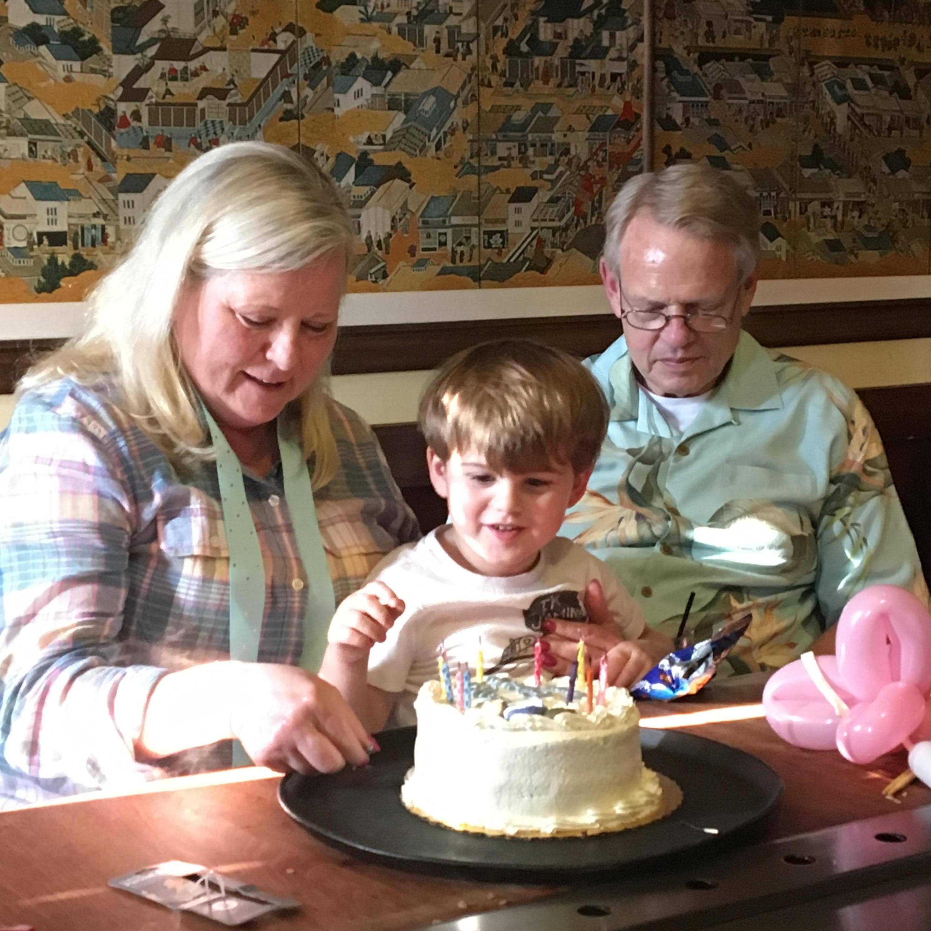 .Brad’s sister Conni, brother-in-law Steve and their grandson Finn