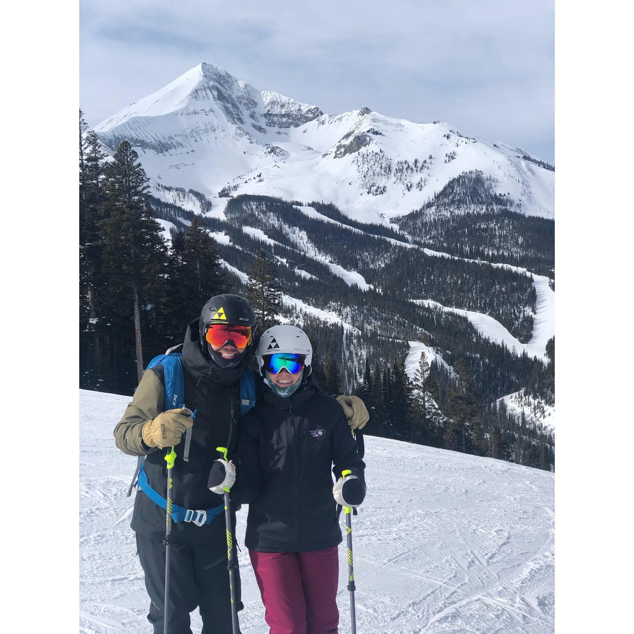 Bart & Lisa - Big Sky Resort - Montana 2019