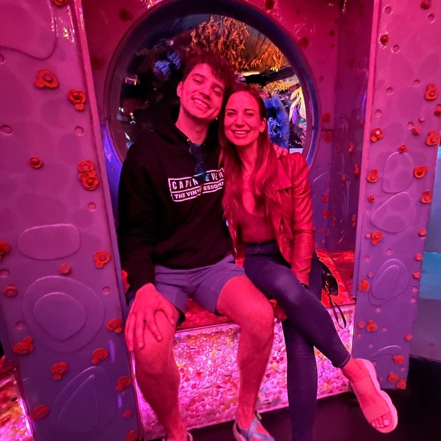 Our first date at Meow Wolf