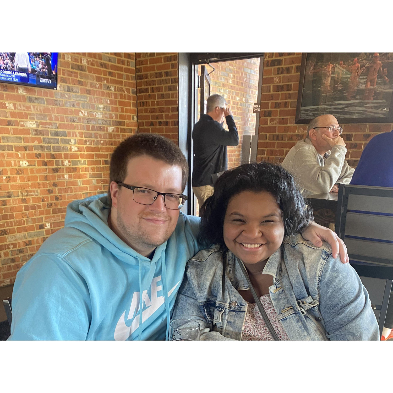 Our first picture together! May 2022