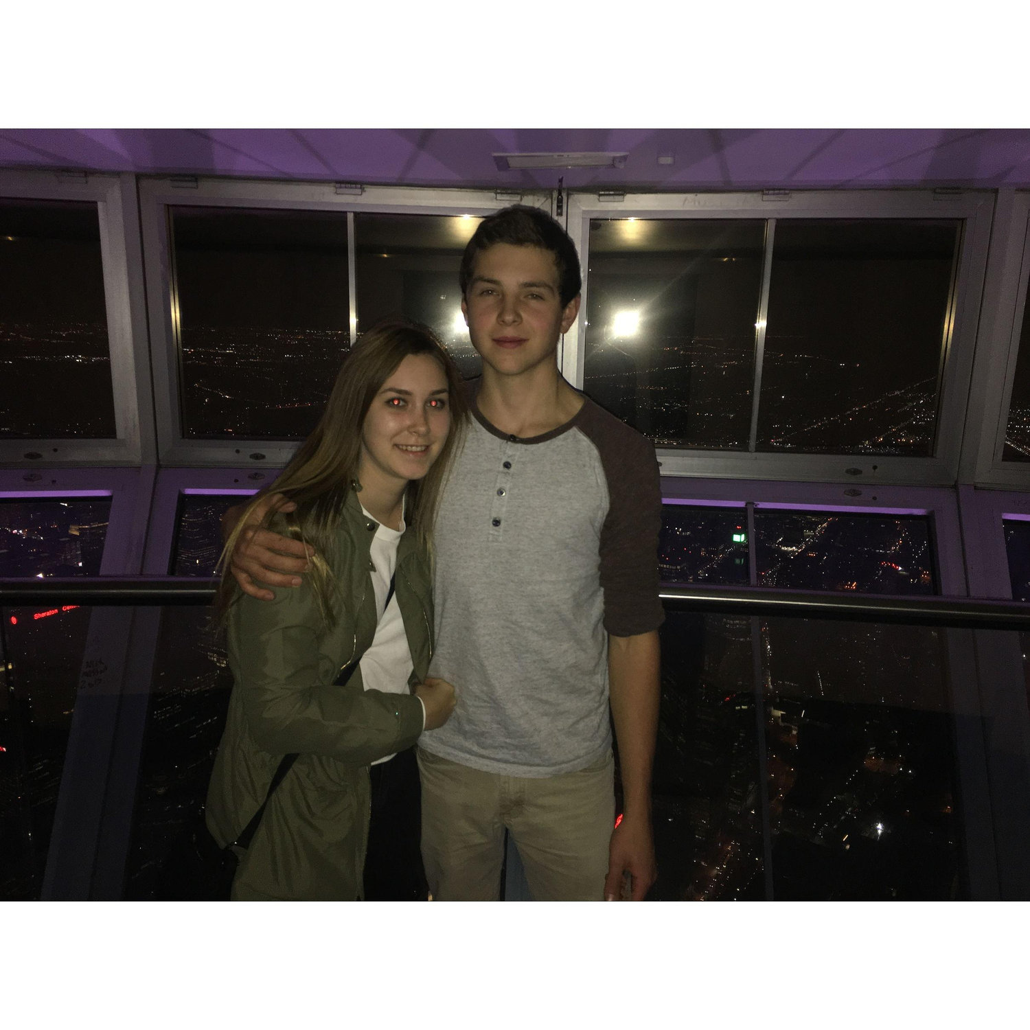 We first said "I love you" before our picture was taken!