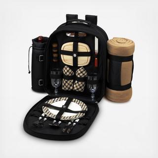 2-Person Equipped Picnic Backpack with Blanket