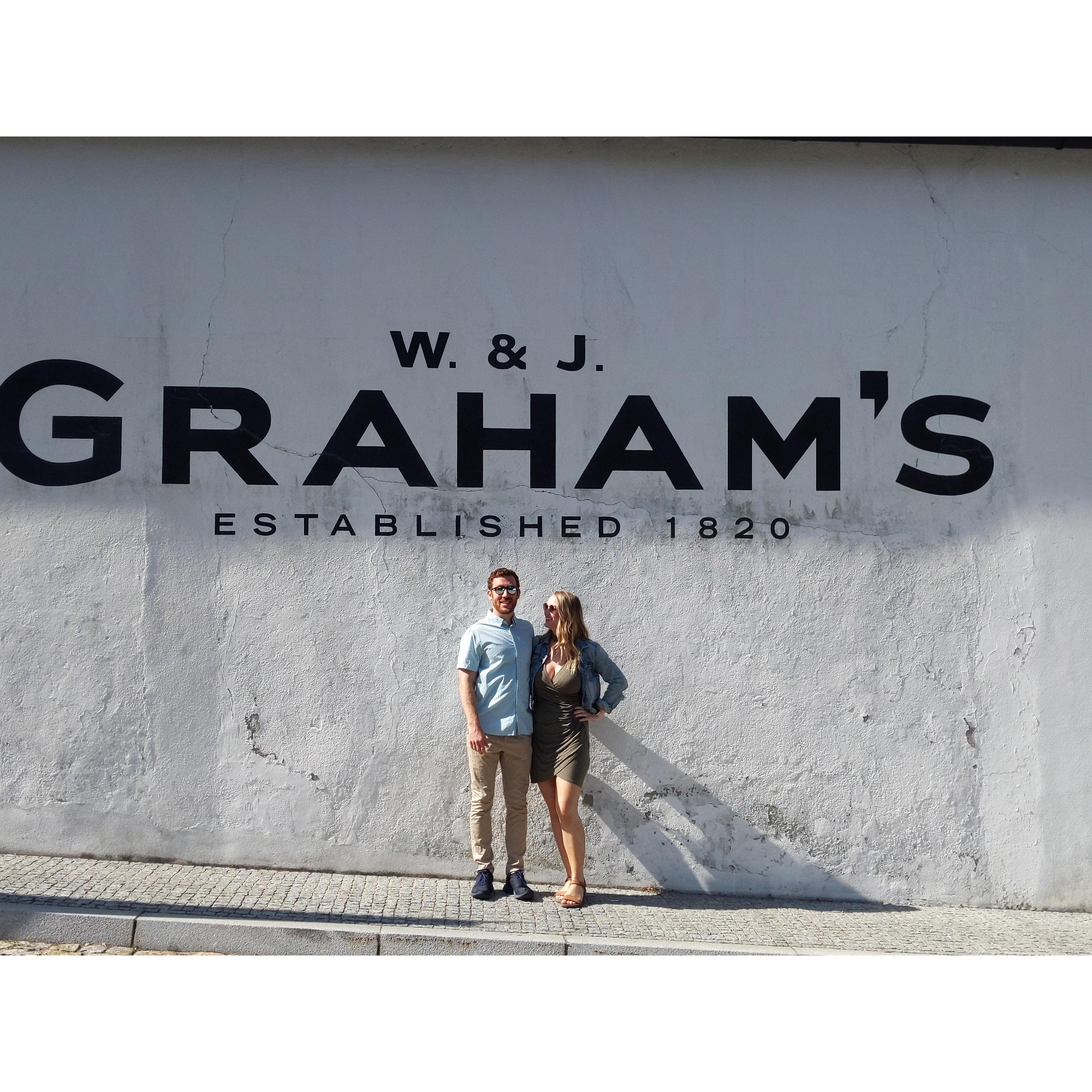 Ever since we first met Matt has been telling Ellen ALL about the W & J Graham's Port tasting when in Portugal with his friends so of course, we had to go!