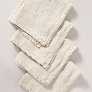 Edison Portuguese Linen Napkins, Set of 4