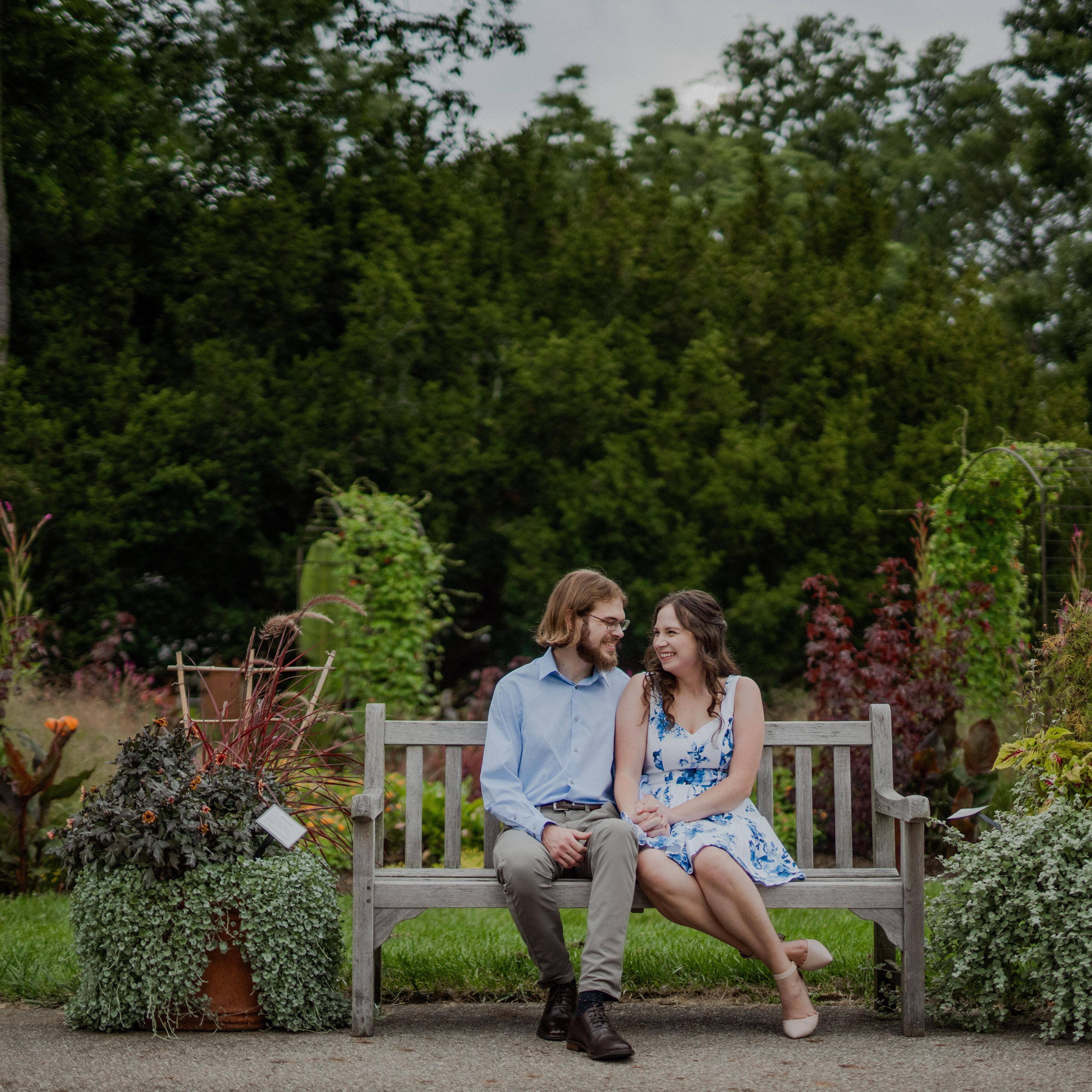 The day we got our engagement photos taken, the entire park was full of photographers doing photo shoots. There were senior photos, family photos, engagement shoots—you name it.