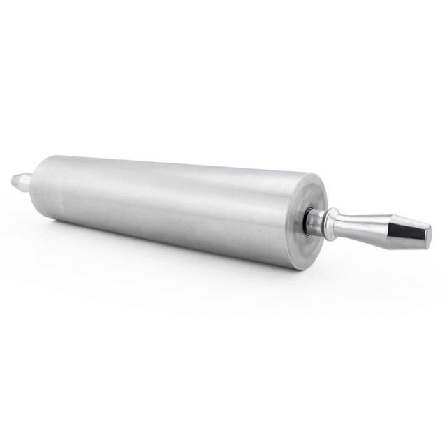New Star Foodservice 37524 Extra Heavy Duty Restaurant Aluminum Rolling Pin, 18", Silver