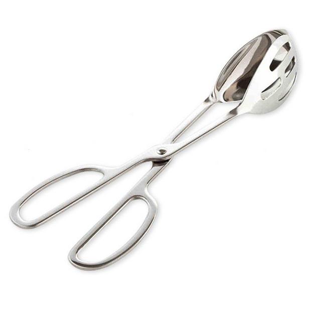 KEBE Stainless Steel Buffet Party Catering Serving Tongs Thickening Food Clip Salad Tongs Cake Tongs Bread Tongs Kitchen Tongs