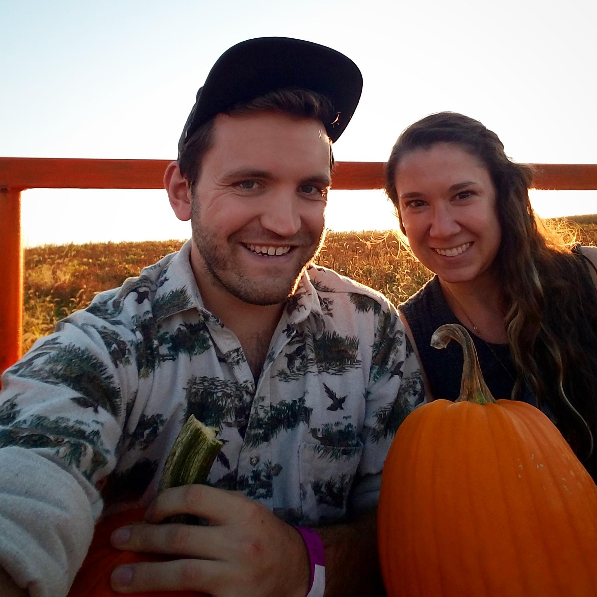 Pumpkin picking