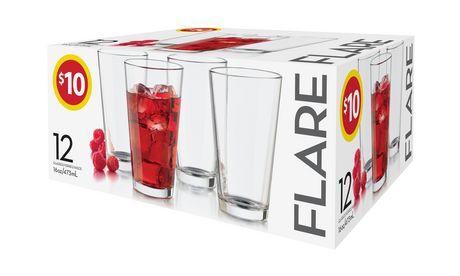 Libbey Flare Hiball Glass Set
