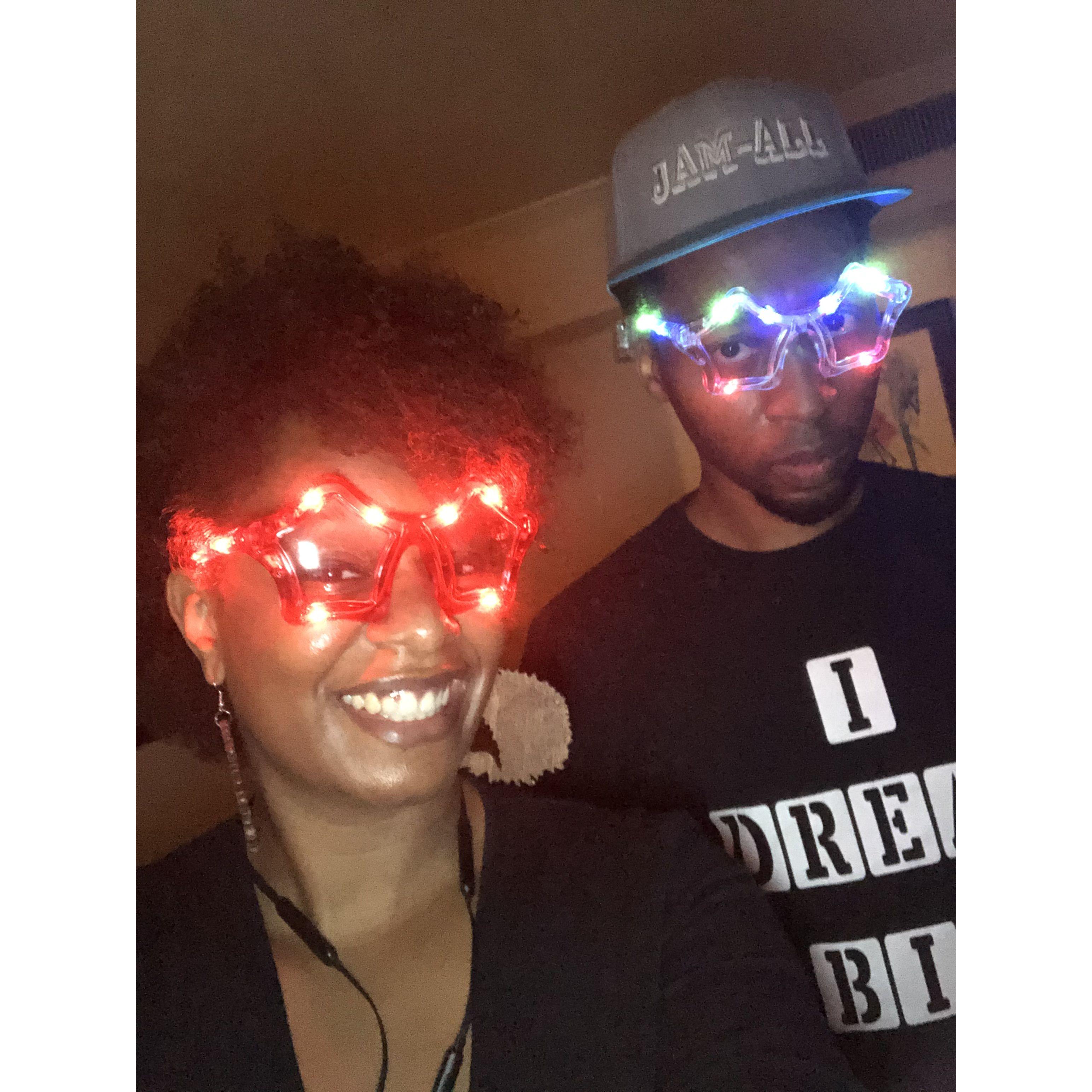 We brought in our new year with bright lights! Circa 2021