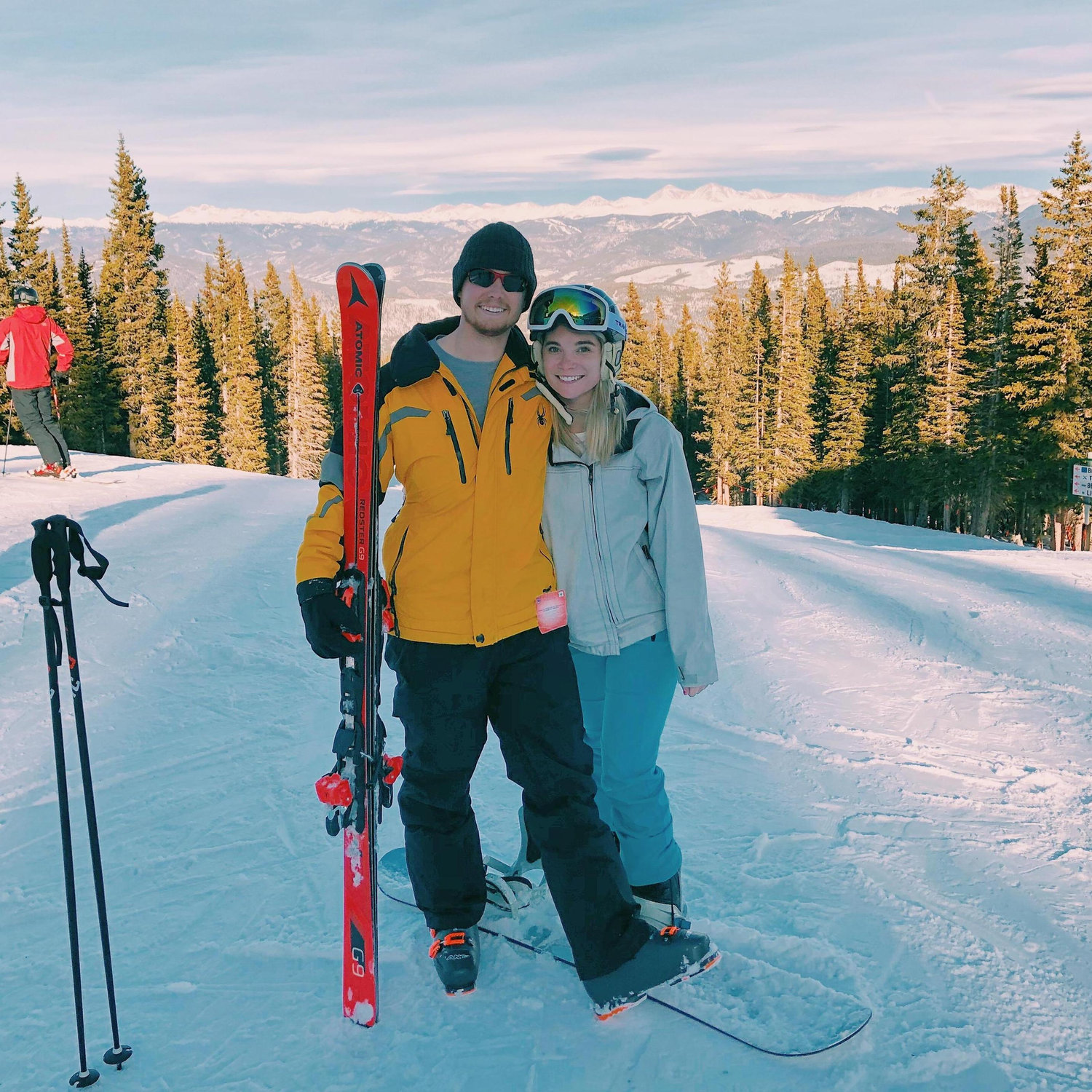 Our first trip together at Breckenridge, Colorado.
