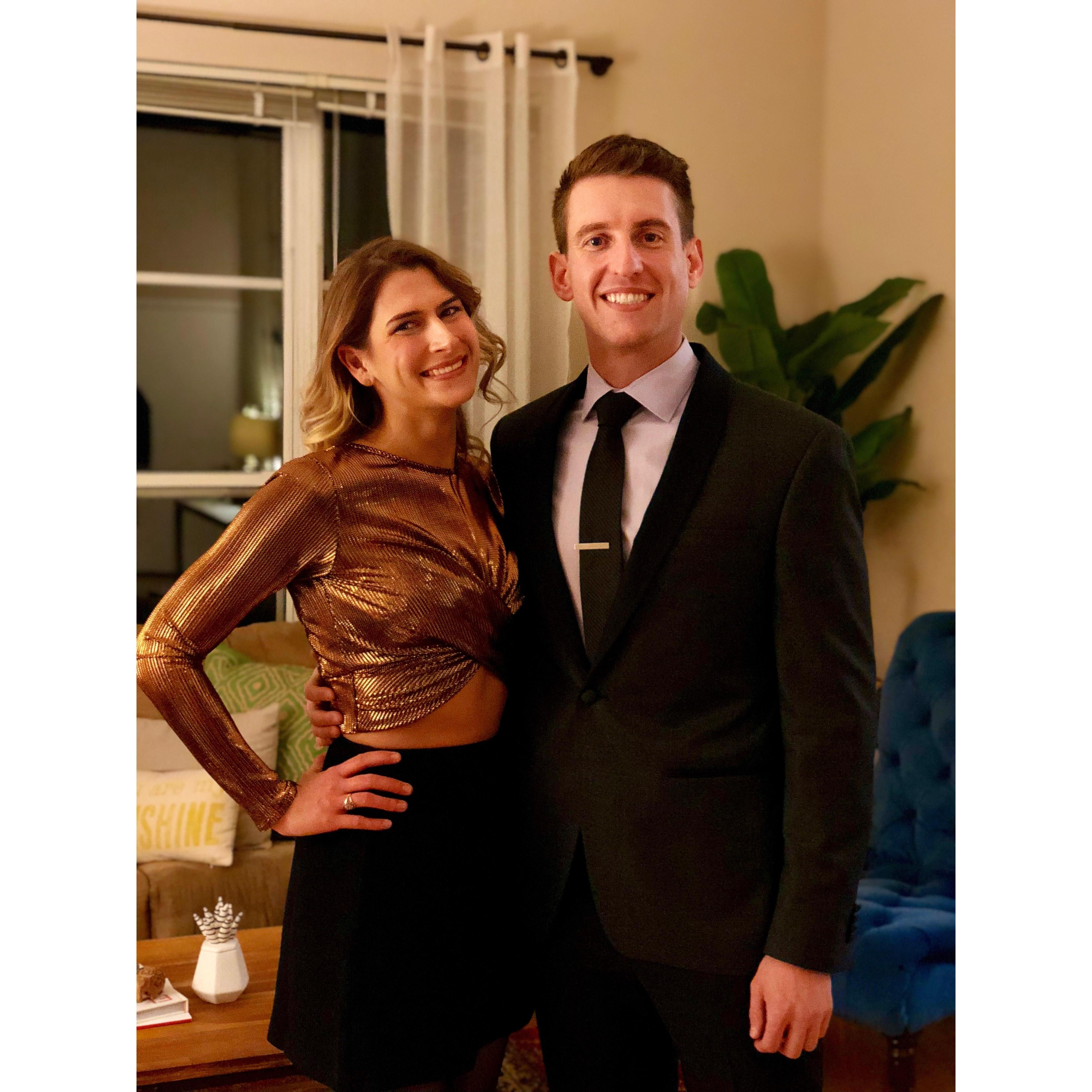 Early days at the work holiday party circuit '17.