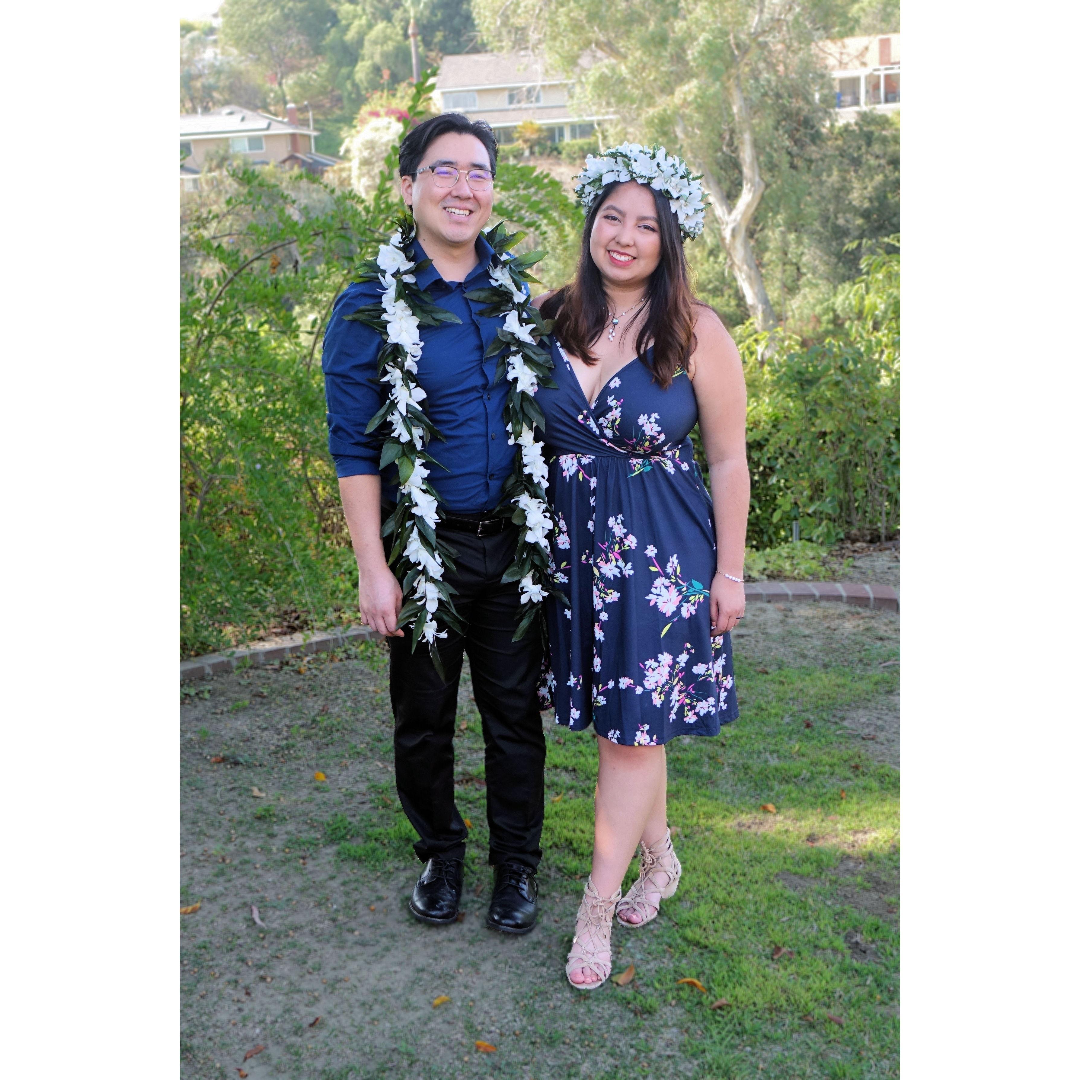From our original wedding day during quarantine