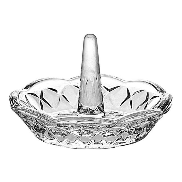Barski - Cut Crystal - Ring Holder - 3.25" height - Made in Europe