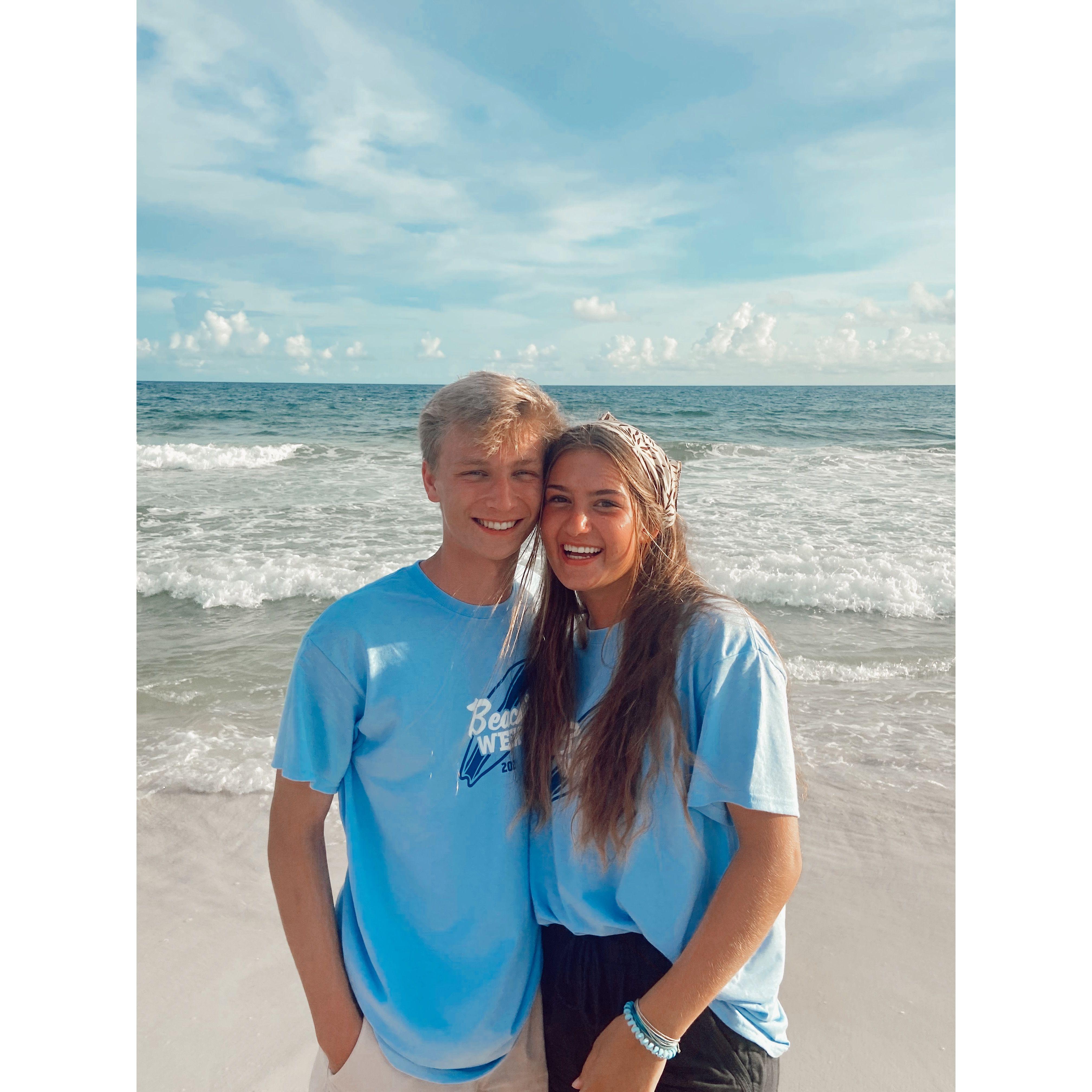 We met the summer of 2021! We were 16 and 17 years old and head over heels for each other from the moment we met. I knew I was going to marry Silas 24 hours after meeting him.