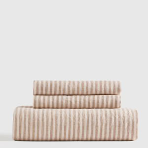 European Linen Fitted Sheet Set - Queen