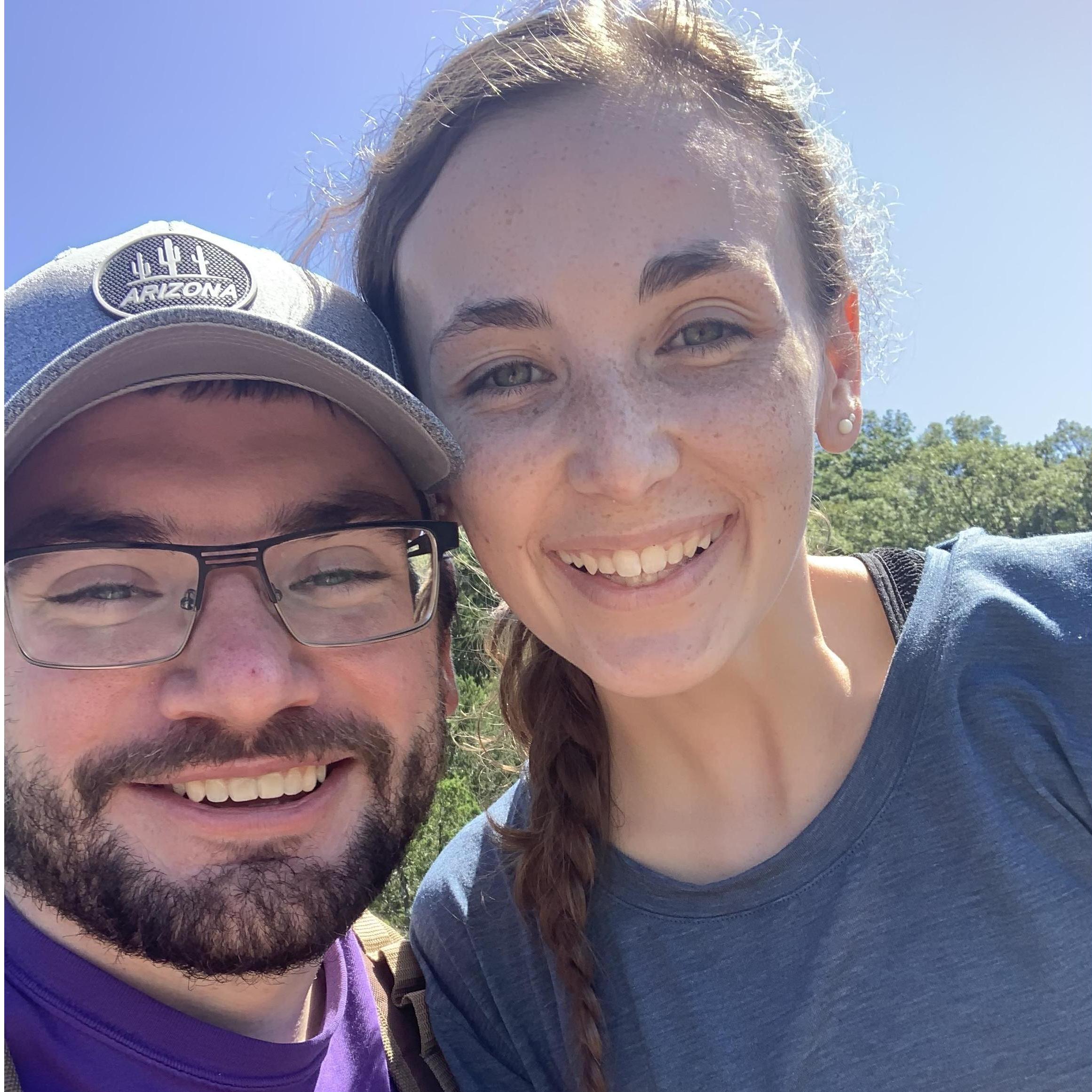 Hiking at Garden of the gods