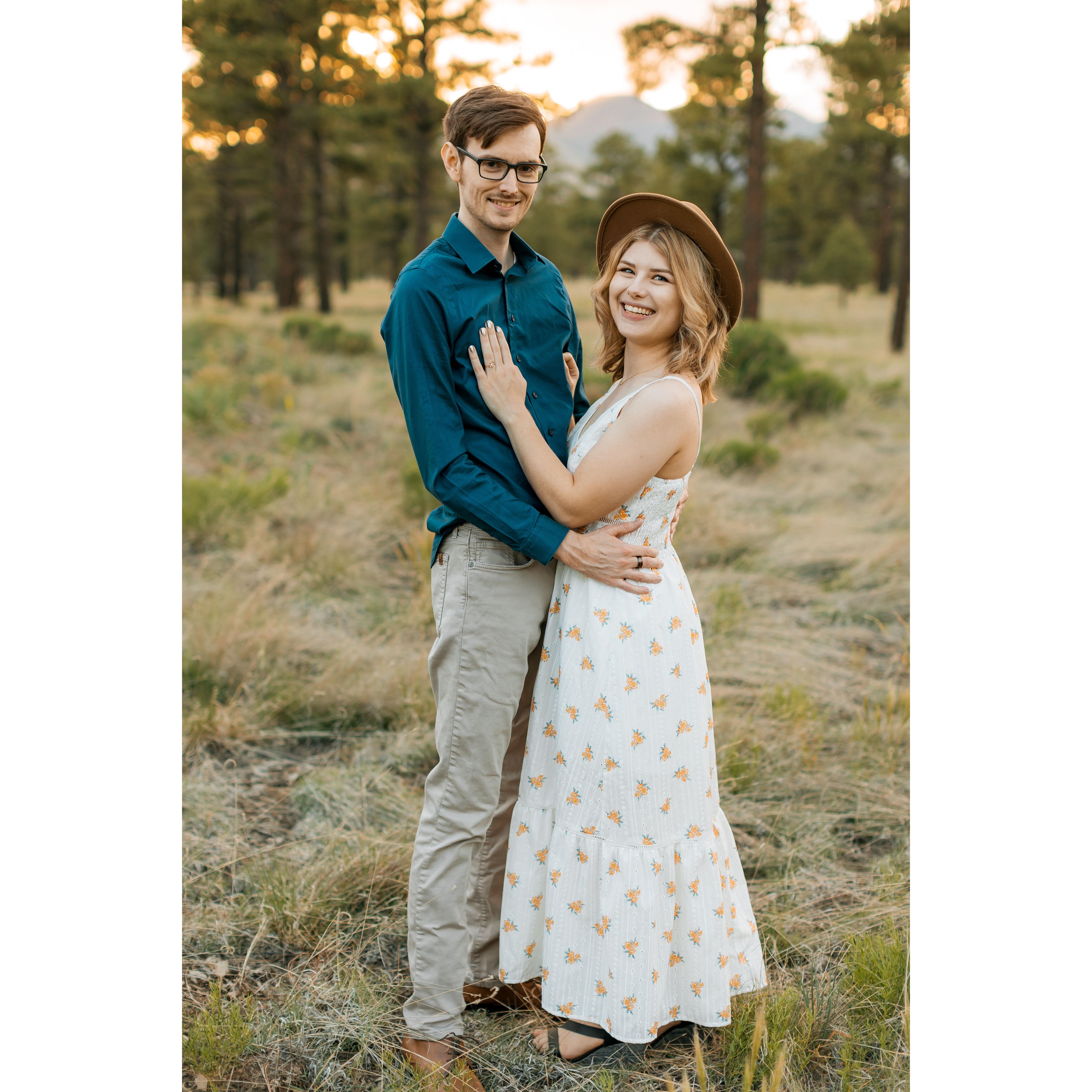 Our engagement session with White Desert Photography