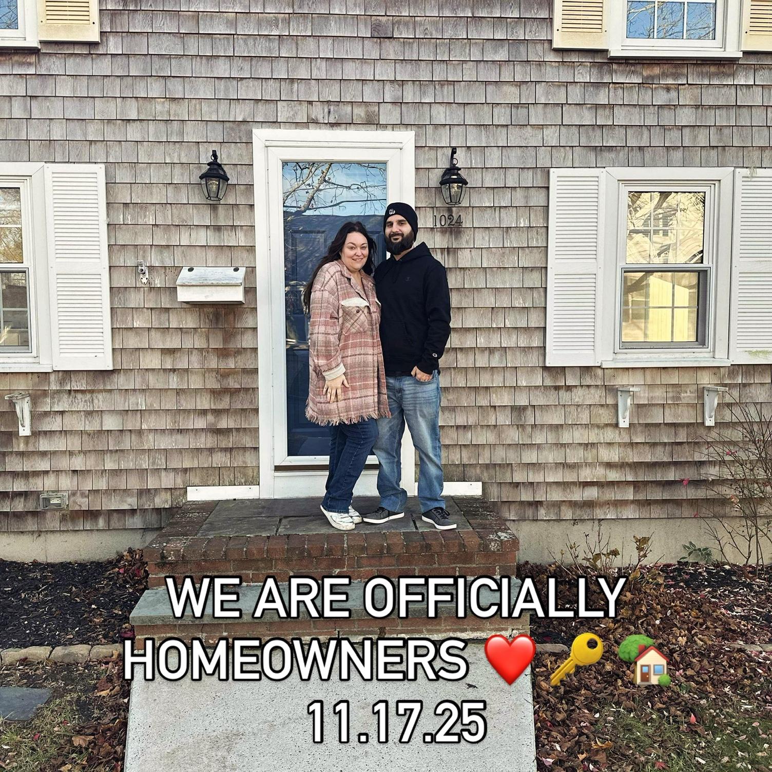 We ended 2025 as homeowners.