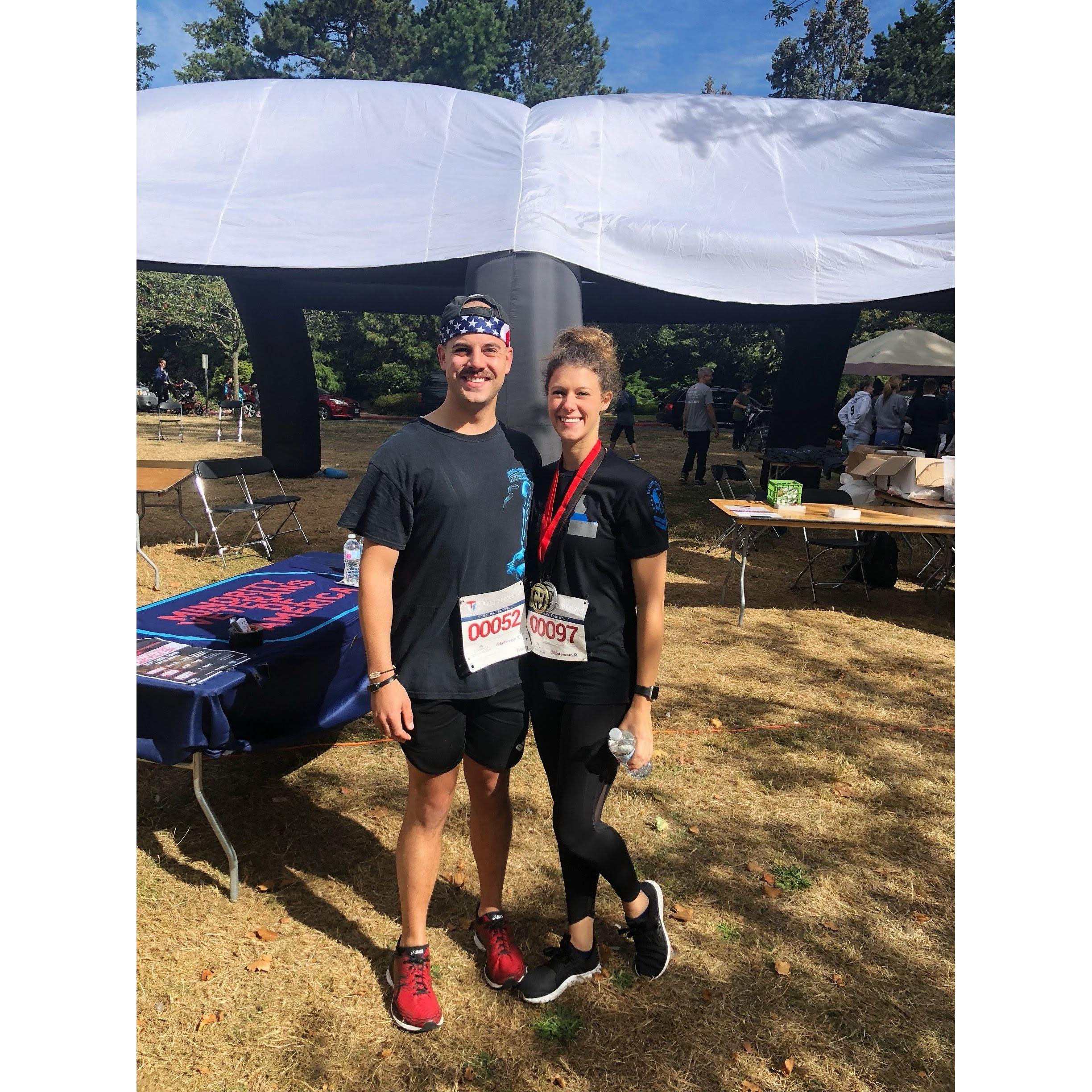 Victoria mistakenly won a 9/11 memorial 5k race! September 2018