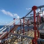 Zipline Over the Side of the Ship