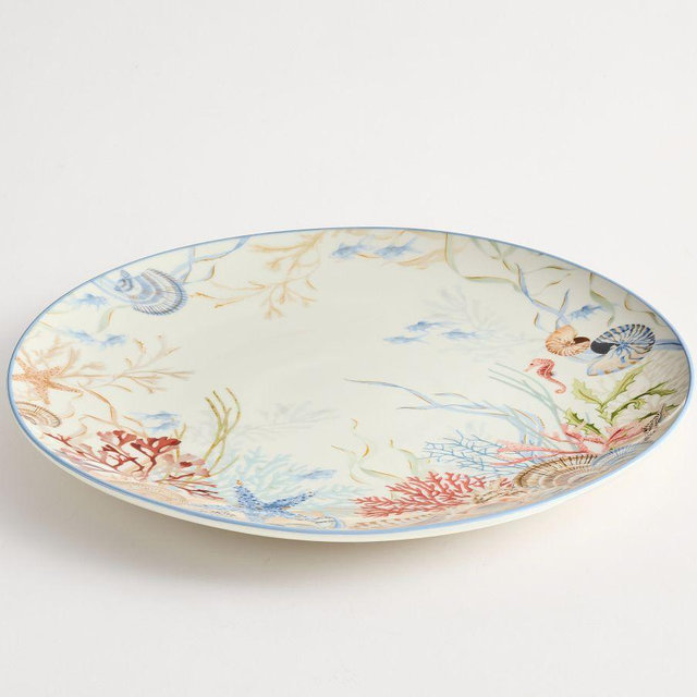 Enchanted Sea Stoneware Serving Platter