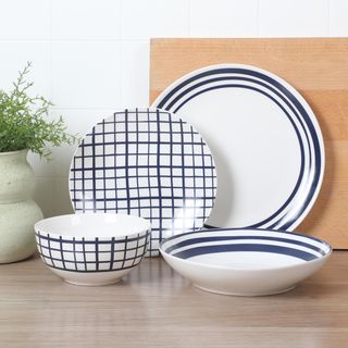 Seaboard 16-Piece Dinnerware Set, Service for 4