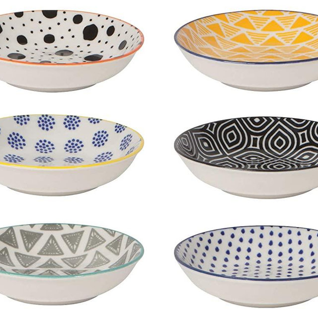 Now Designs Bits & Dots Pinch Bowls, Set of 6