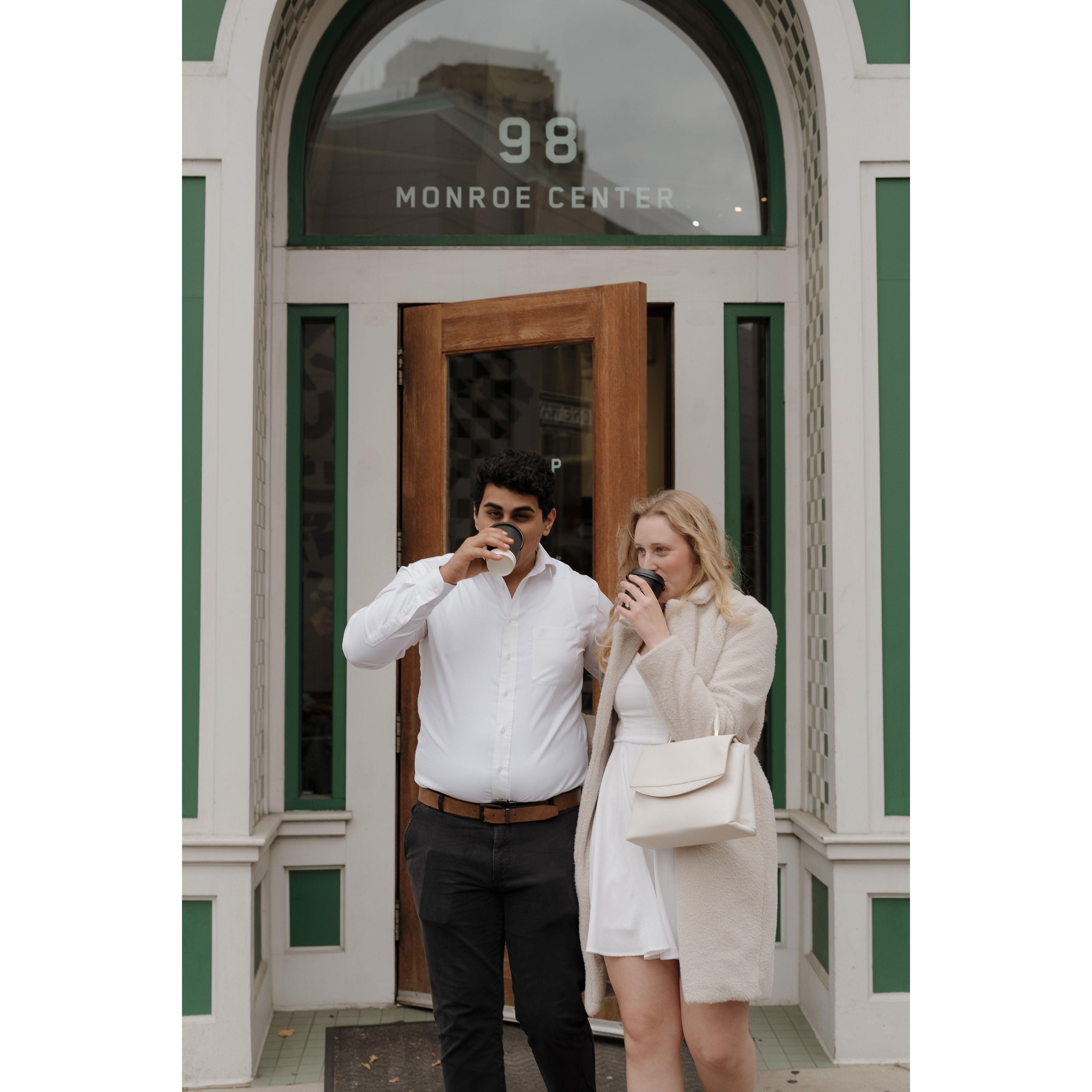 Grand Rapids is very important to us so it meant so much to have our engagement photos here!