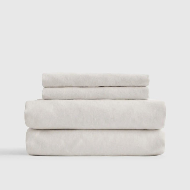 European Linen Sheet Set - Queen (Sand)
