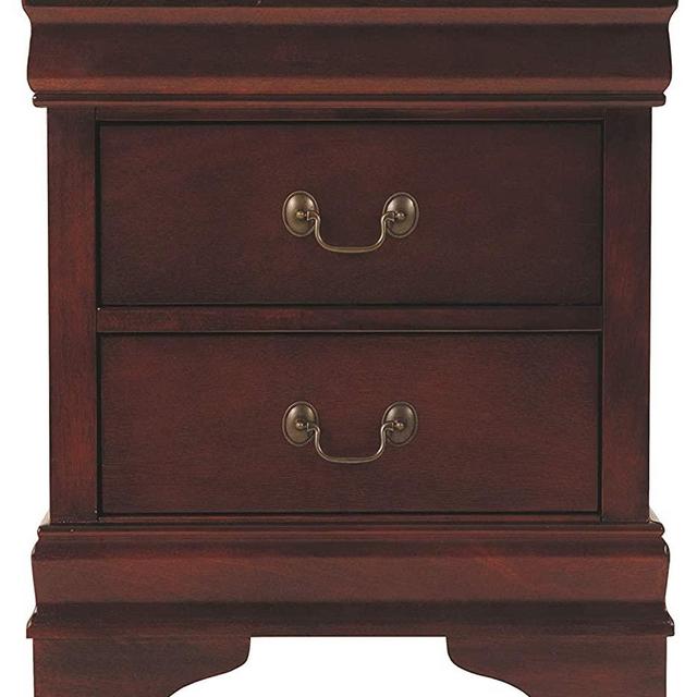 Ashley Furniture Signature Design - Alisdair Nightstand - 2 Drawers - Traditional - Rectangular - Dark Brown