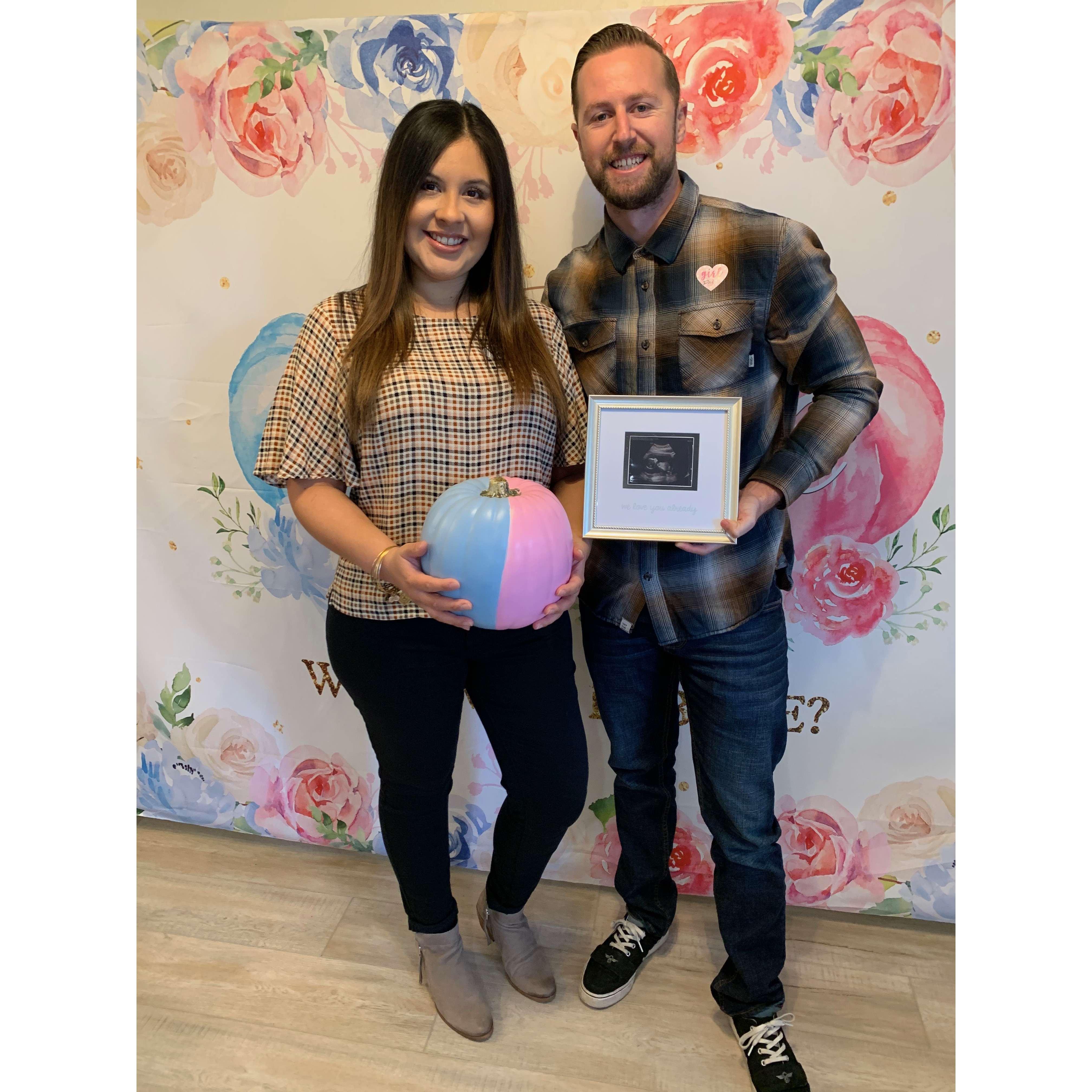 Our gender reveal party! We were team boy all the way!
