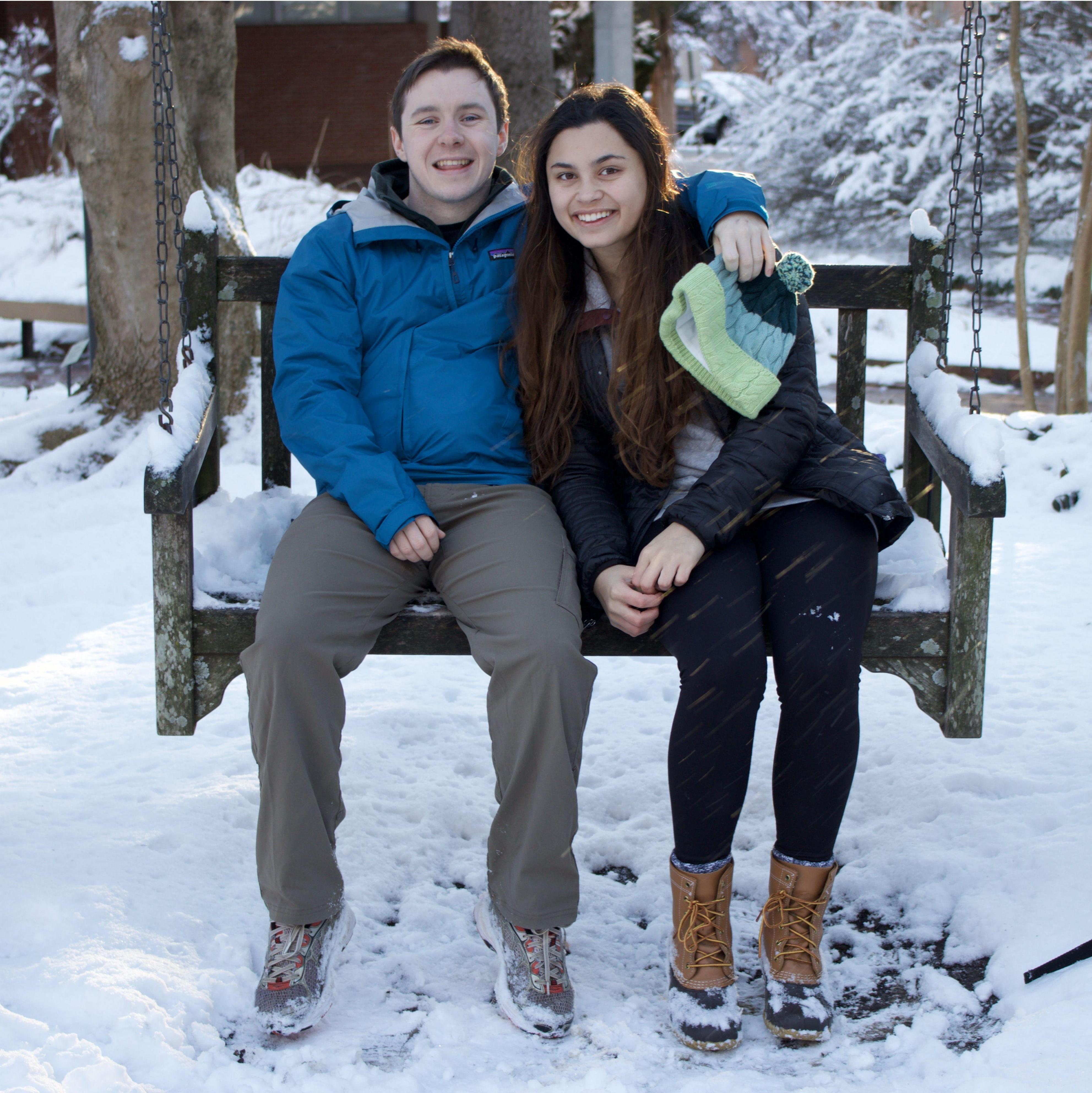 Snow day on campus - January 2018