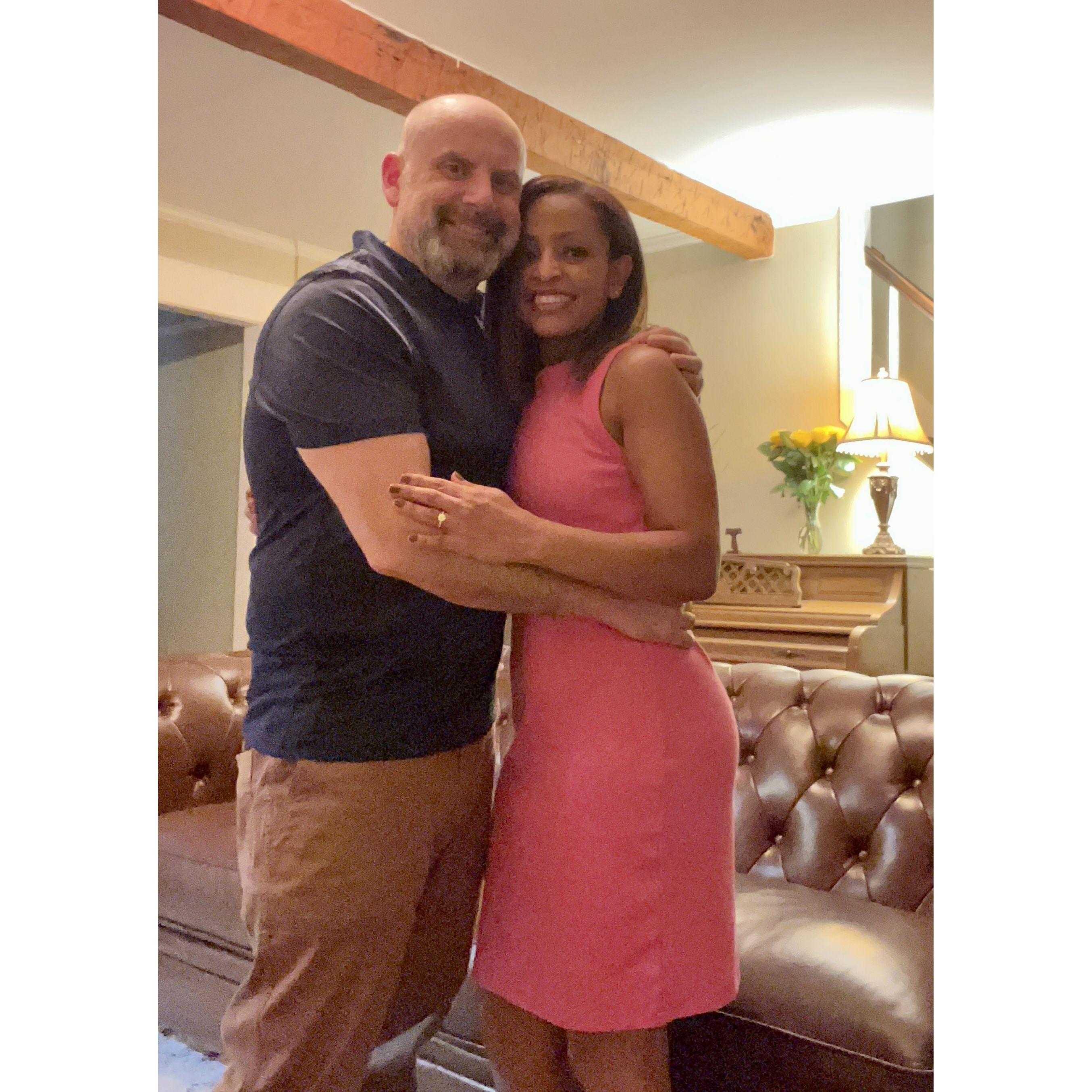 Our engagement night :)