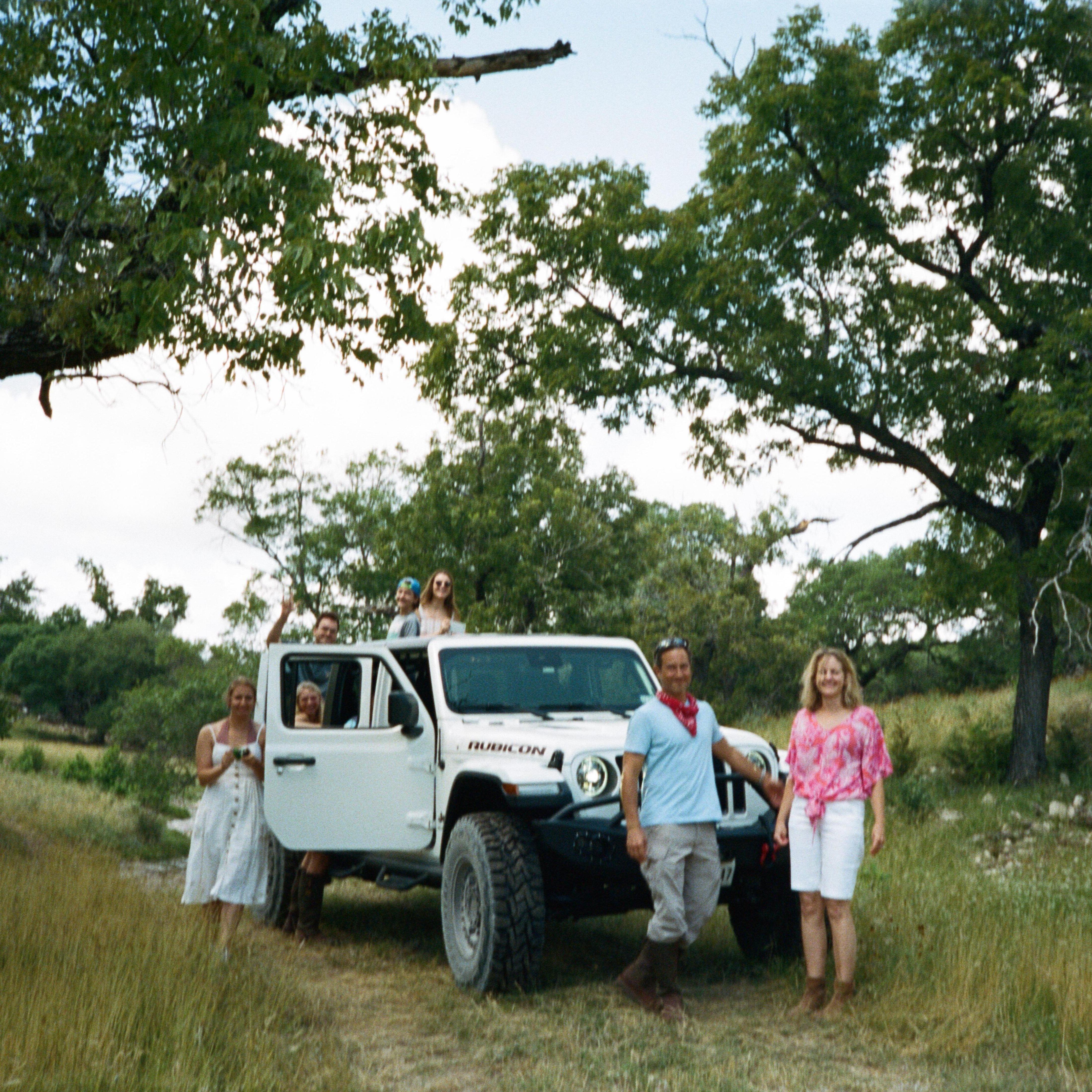 claire turned and snapped this on a disposable camera of the onlookers right before josh proposed