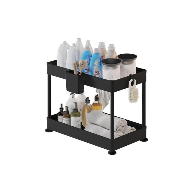 StorageBud 2-Tier Under Sink Organizer - Black - 1 Pack
