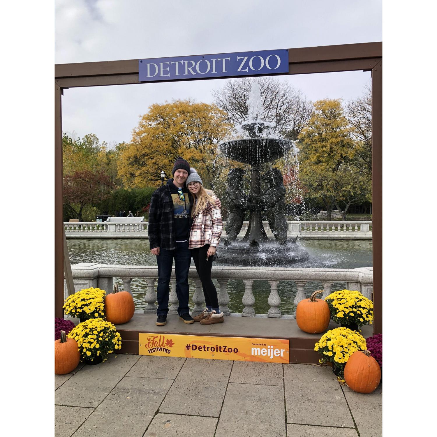Our first offical date as a couple! The Detroit Zoo