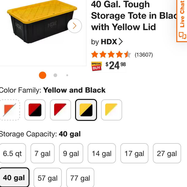 Storage tote