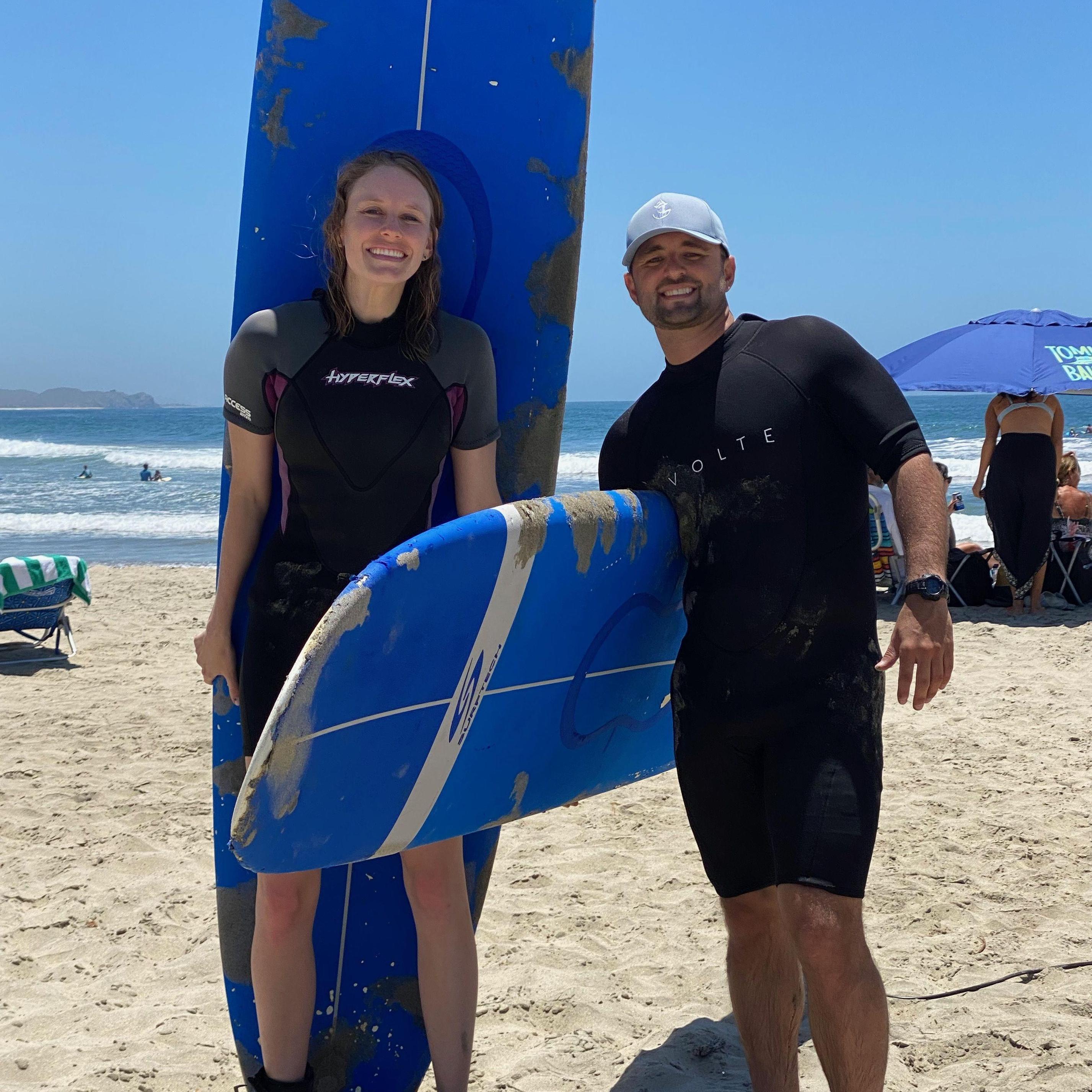 "Ripping" waves in Mexico in April 2022.