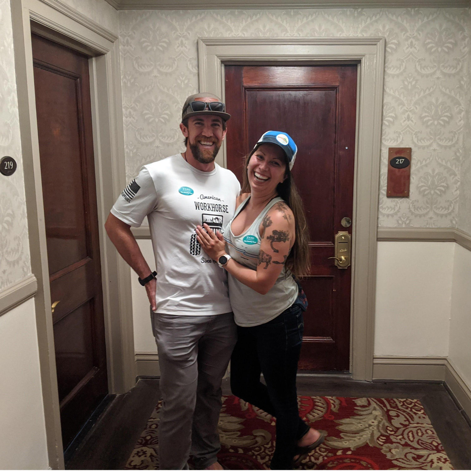 It's Room 217! REDRUM! Selina is certainly eager to book a night here someday in the future.