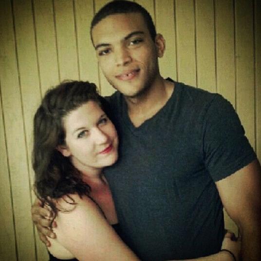 The first photo of us ever taken in 2012.