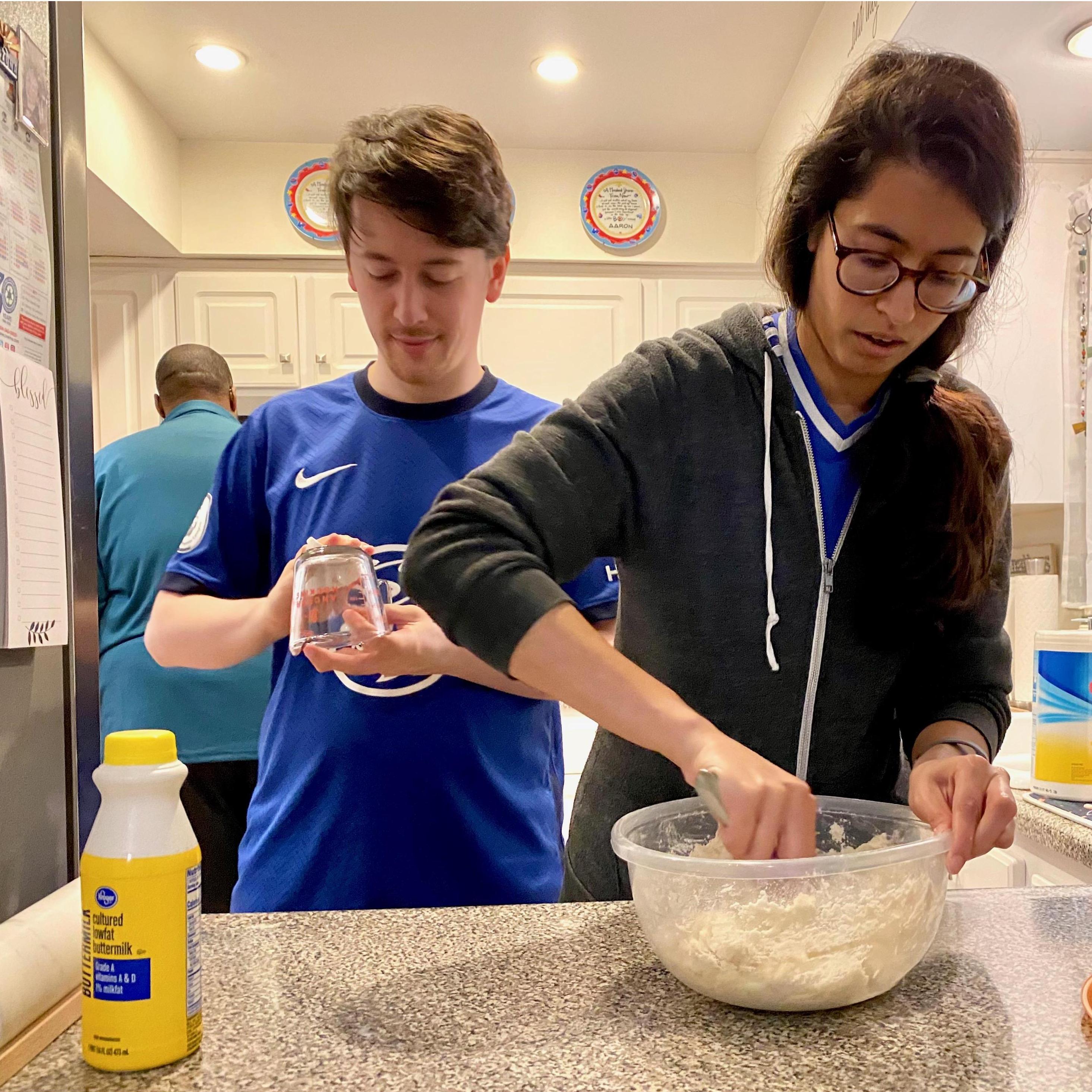 Makin biscuits after Chelsea FC won the UEFA Champions League! Richmond, Virginia, May 2021.