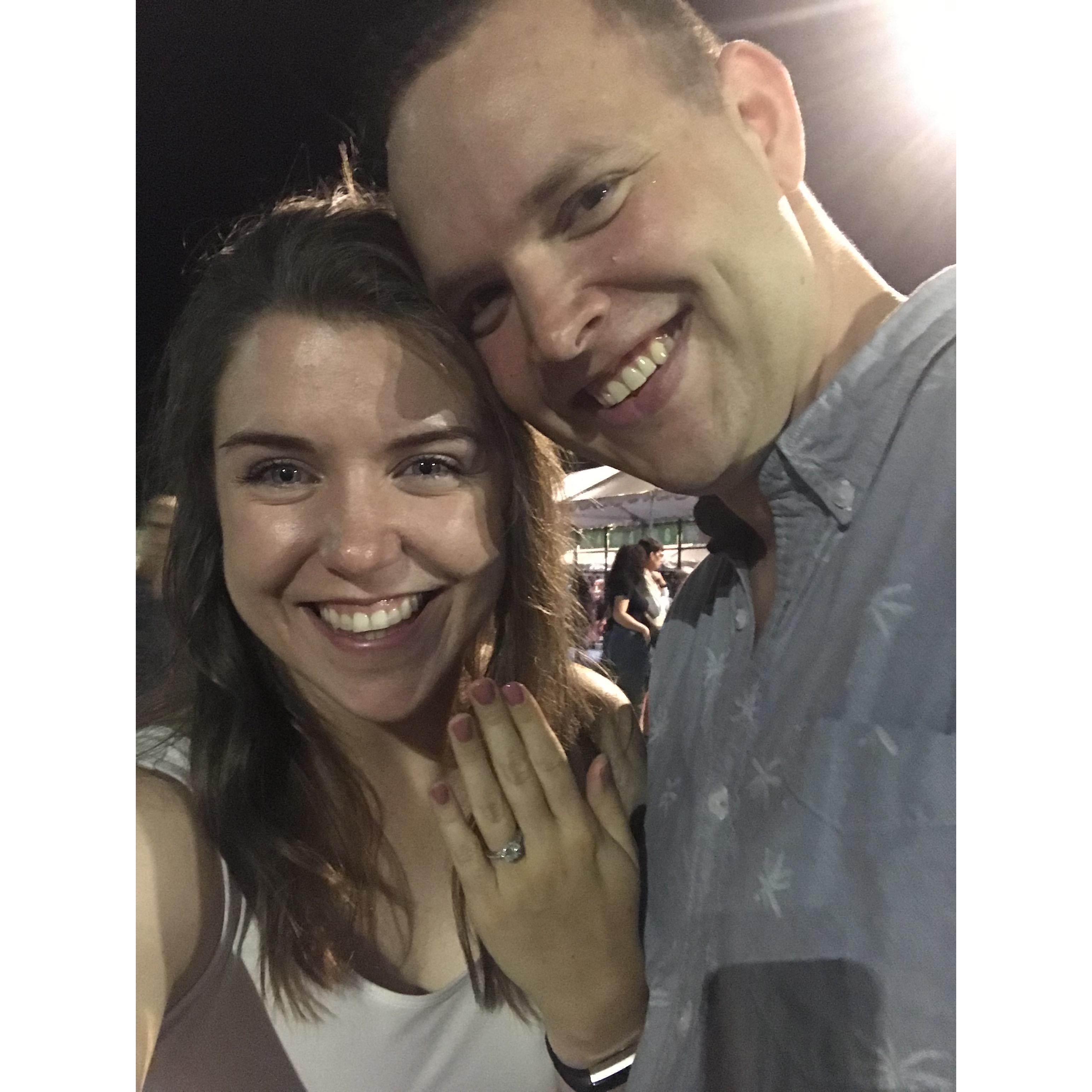 Right after our engagement (2019)