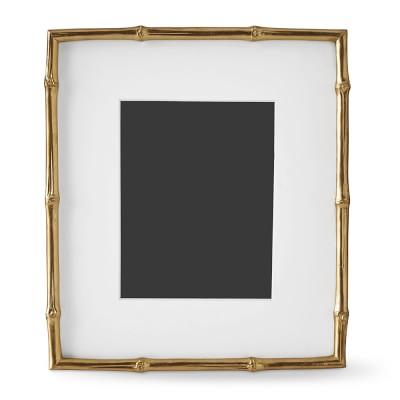 AERIN Gilded Bamboo Gallery Frame, 8" X 10"