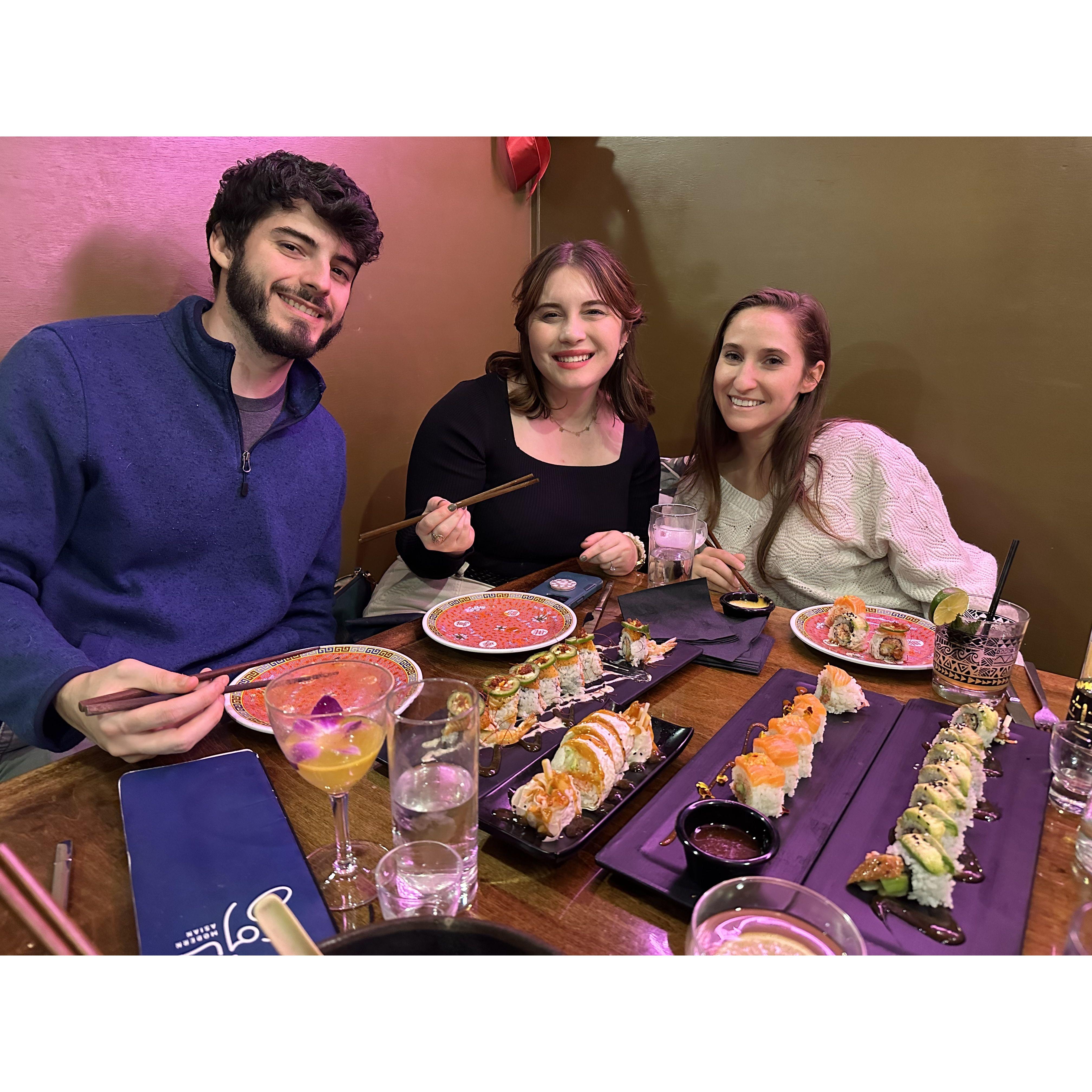 We love sushi (and Megan!)