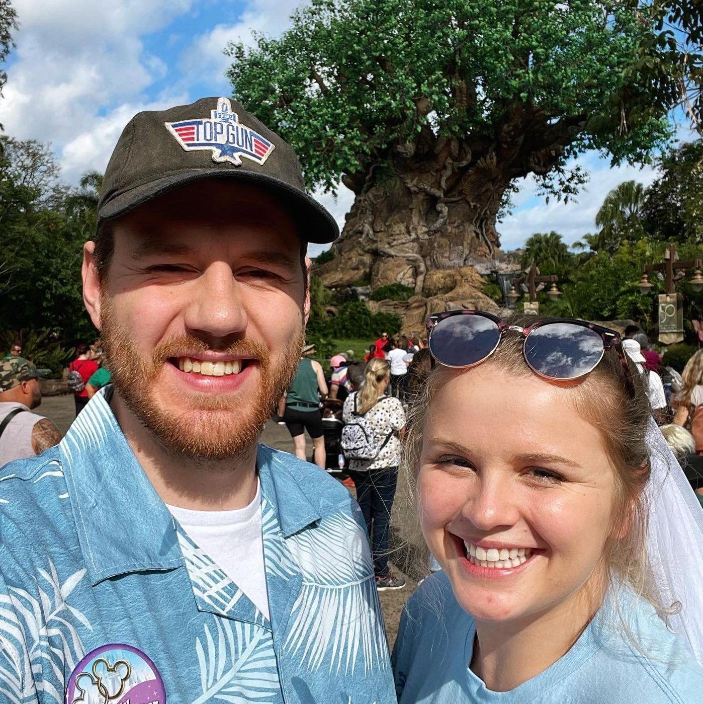 Our first stop after getting married