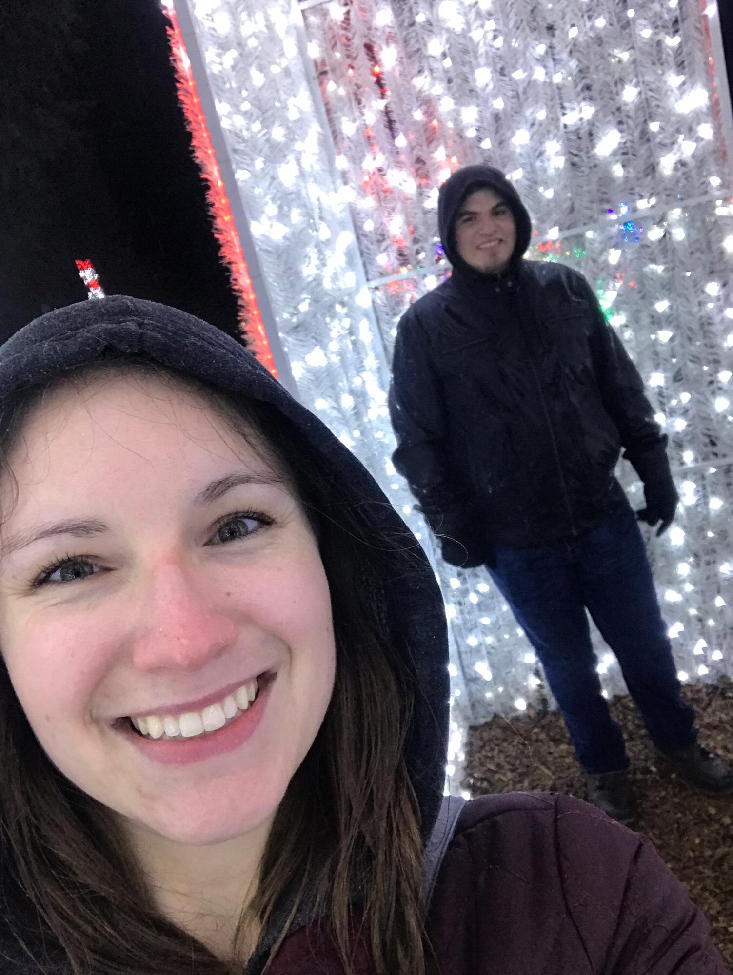 This picture was taken about 5-10 minutes before he proposed <3