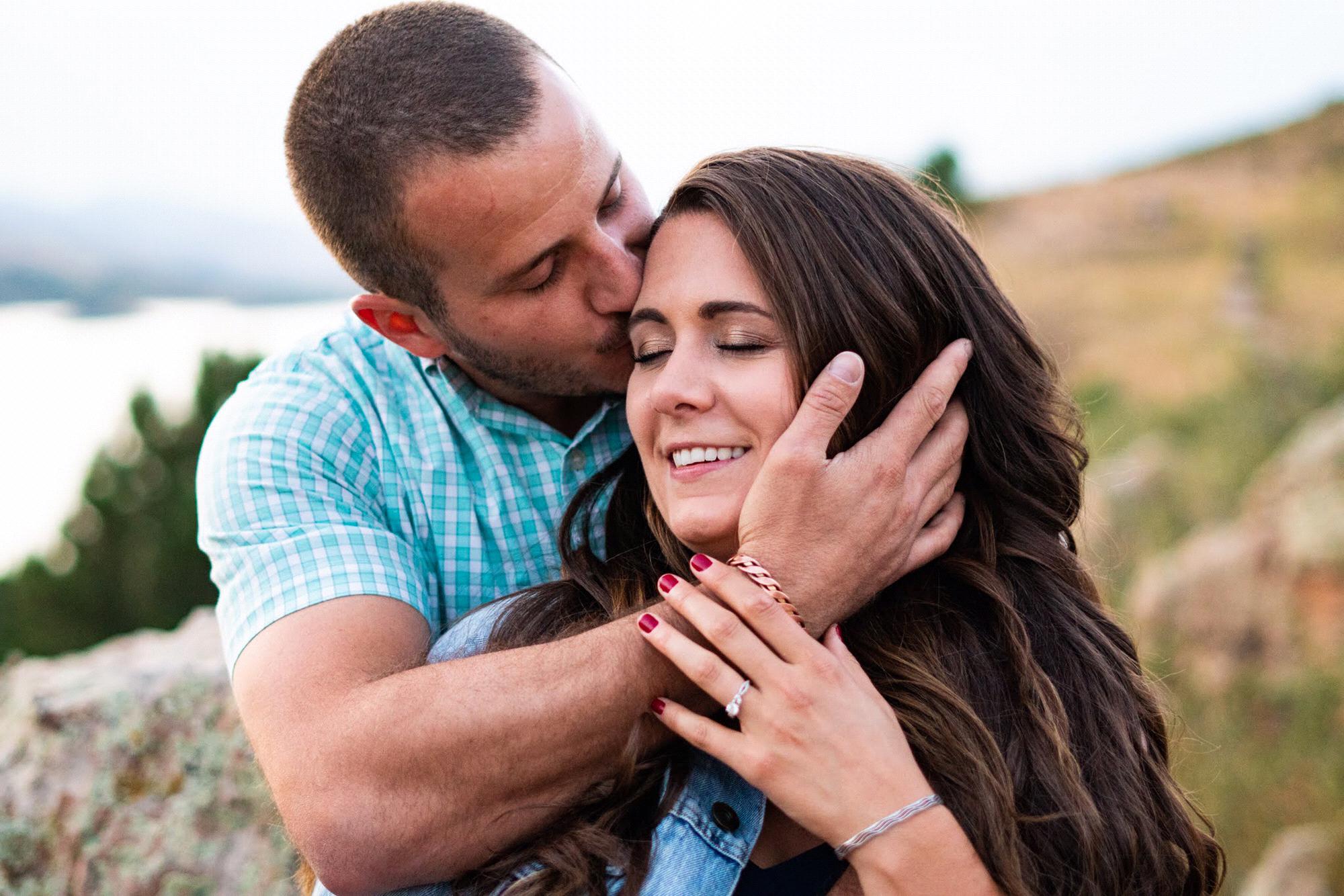 Cody took engagement picture, July 2020