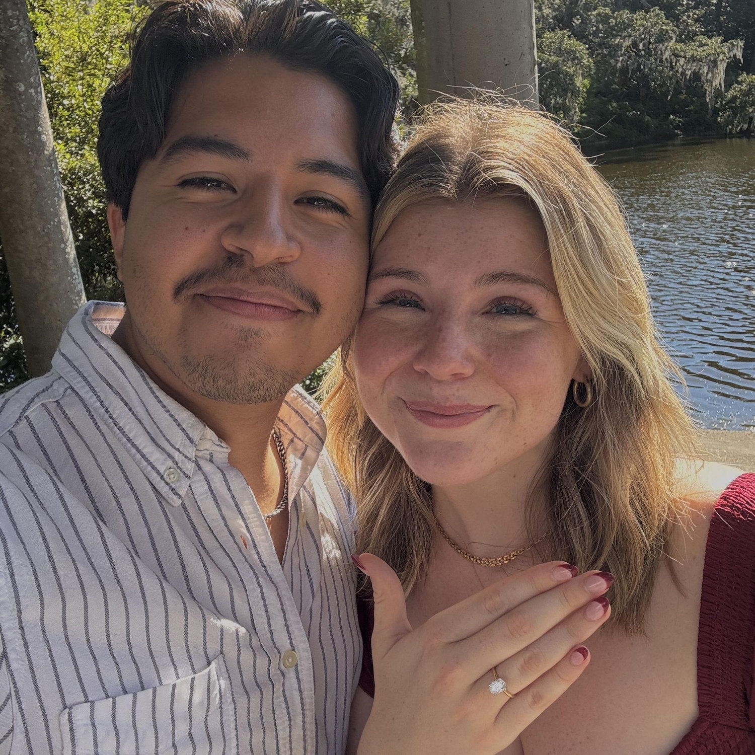Right after he proposed!